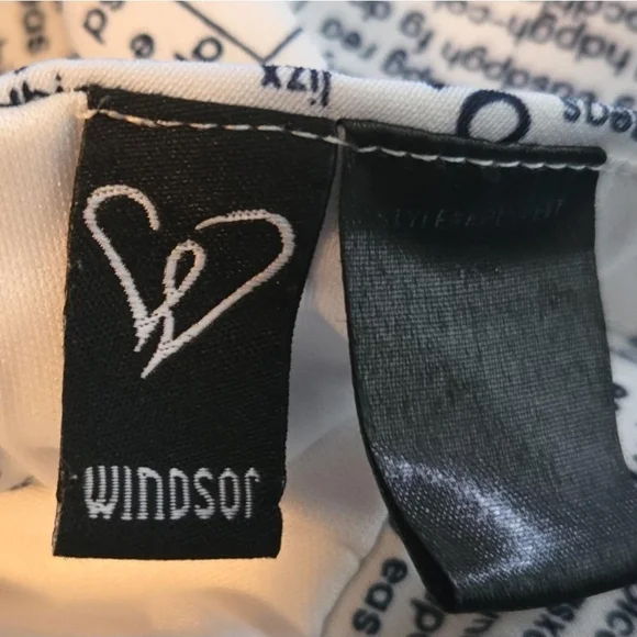 Windsor Black and White Strapless Top - Picture 4 of 4